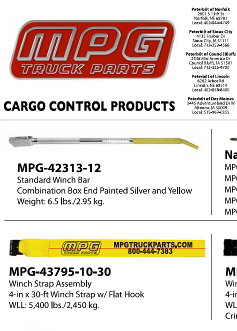 MPG Cargo Control Flyer